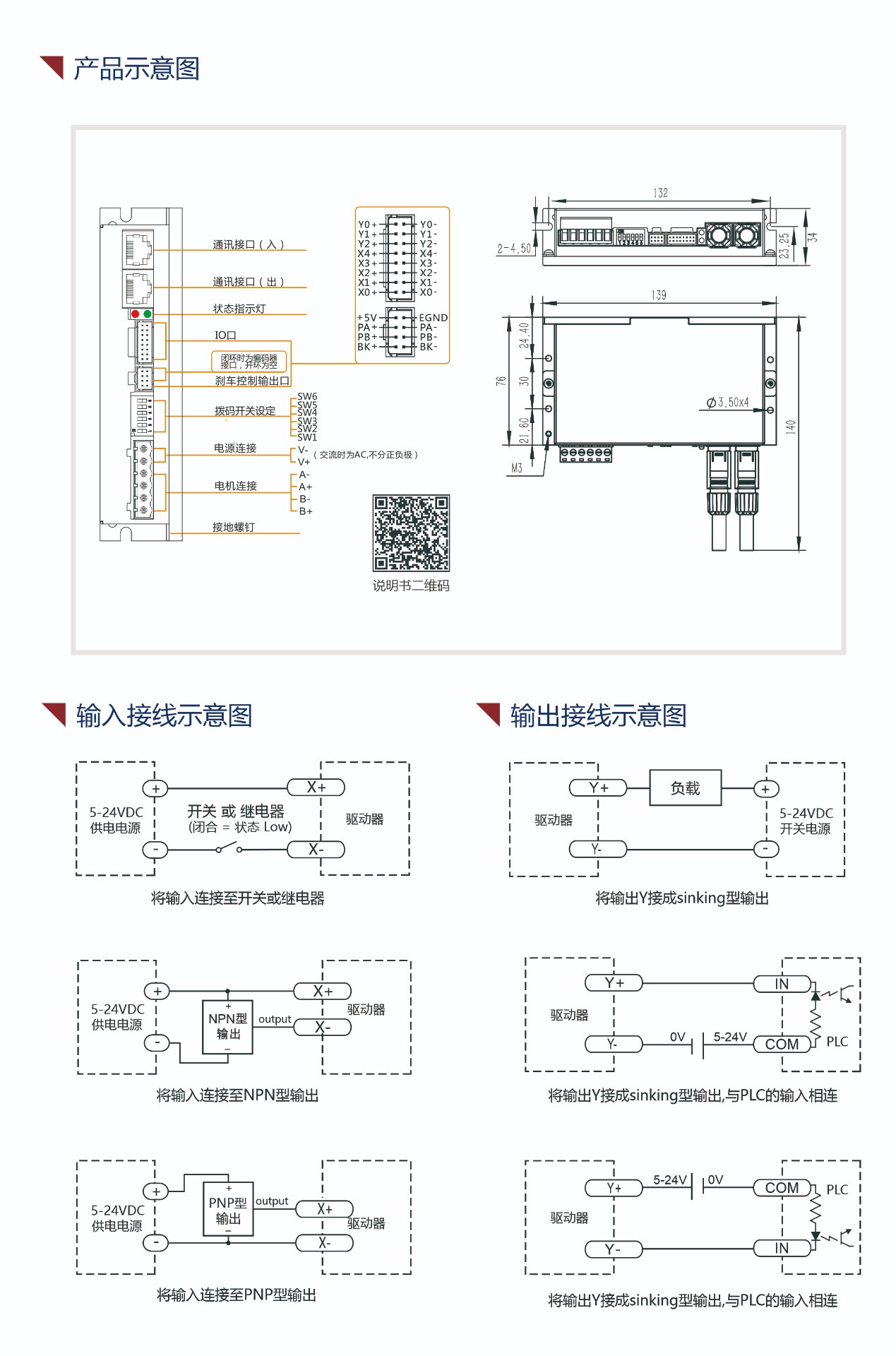 EC42E总线控制型步进电机驱动器-EC总线型电机驱动器
